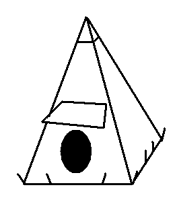 Pyramid shelter